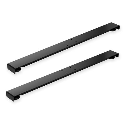 Two Black Feet for actuators systems from Linak in Black T shape
