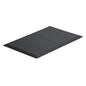 anti-fatigue mat, 100% high-density polyurethane, tear-resistant, non-slip, bevelled edges, 900×600mm, black