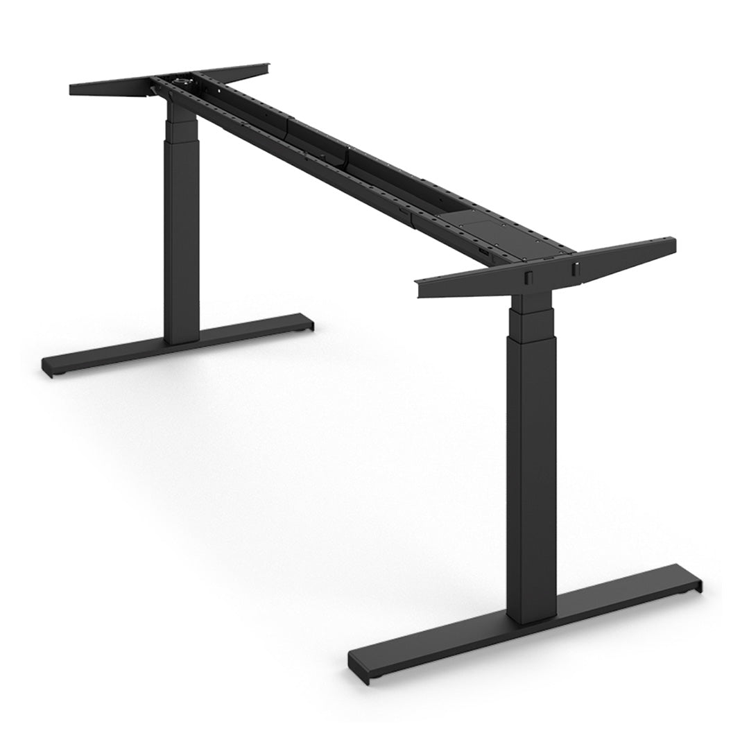 Black Desk frame for the sit and stand desk