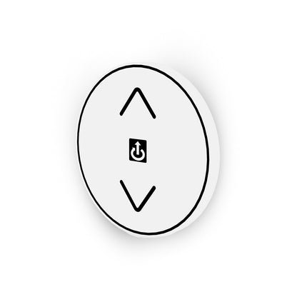 White DPH control panel with simple up and down buttons